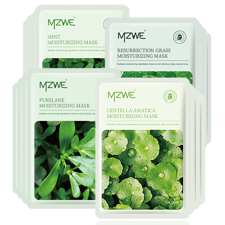 OEM Direct Manufacturer Herbal Essence Soft Skin Deep Moisturizing Face Mask Sodium Plant Extracts Whitening Beauty Facial Mask
