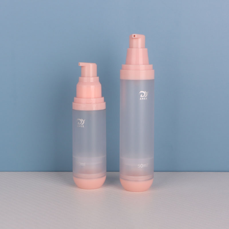 100ml Sustainable Cosmetic Packaging Airless Pump Bottle for Skin Care Serum Essential Oil Lotion with Screen Printing