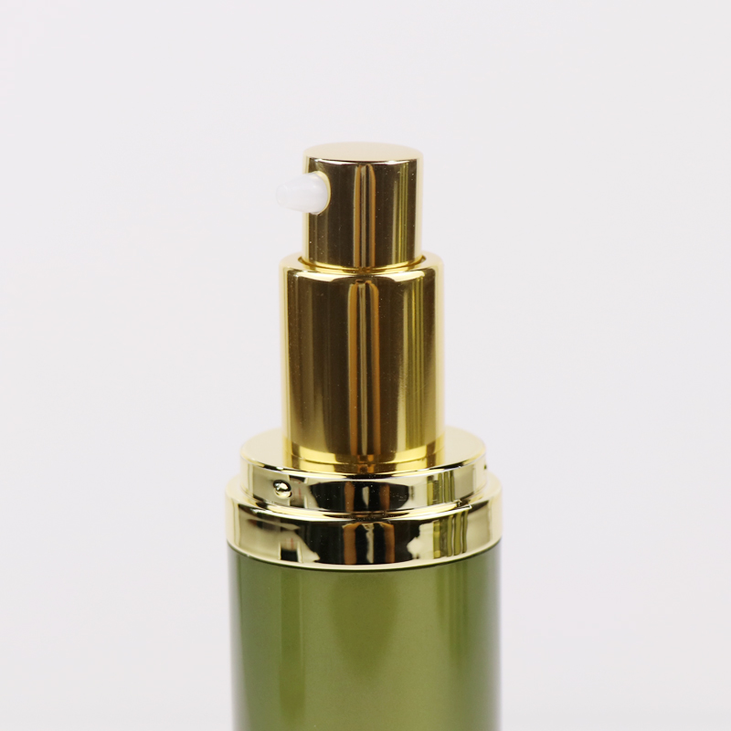 Luxury Eco-friendly 30ml 50ml Cosmetic Packaging Set Green Skincare Cream/lotion Bottle with Press Pump