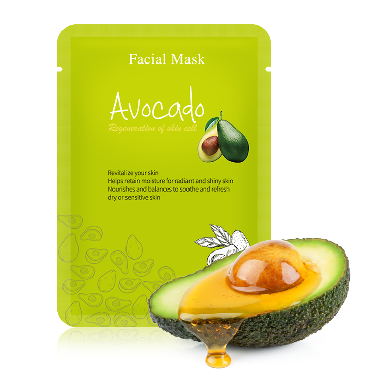 OEM Manufacture China Customized Organic Natural Fruit Beauty Full Facial Care Hydrate Moisturizing Lifting Sheet Face Mask