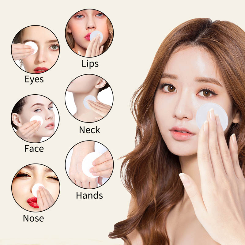 Factory Best Price 100% Cotton Natural Facial Clean Round Makeup Remover Pad Disposable Cosmetic Cotton Pads For Face Cotton Pad