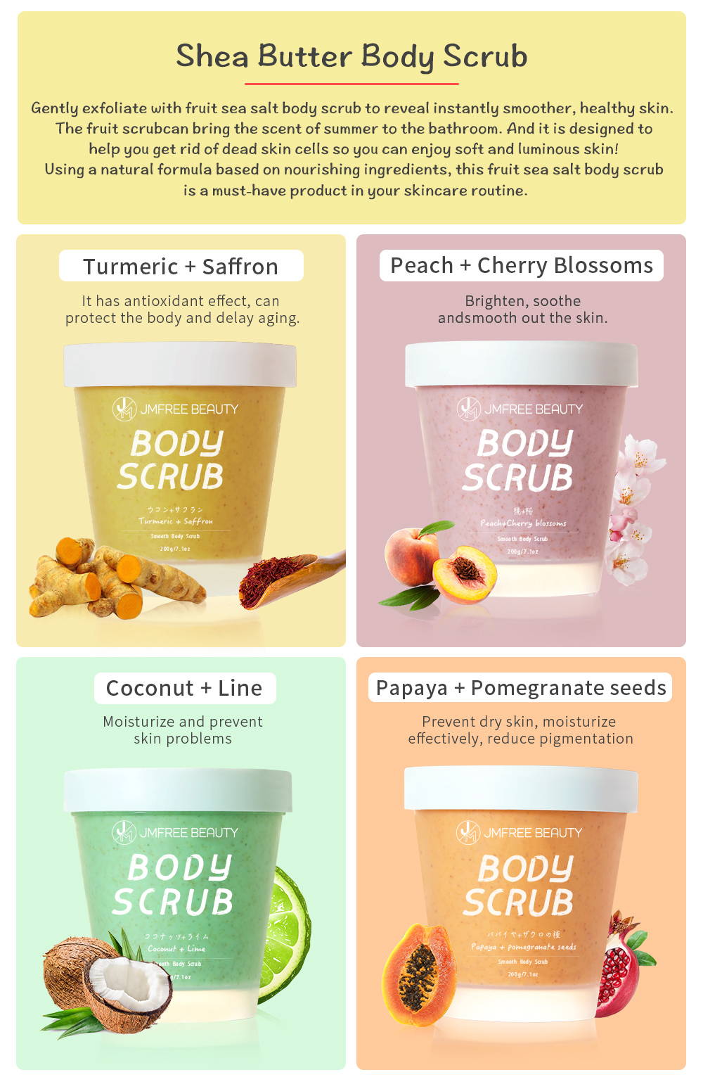 Turmeric Scrub Display 2