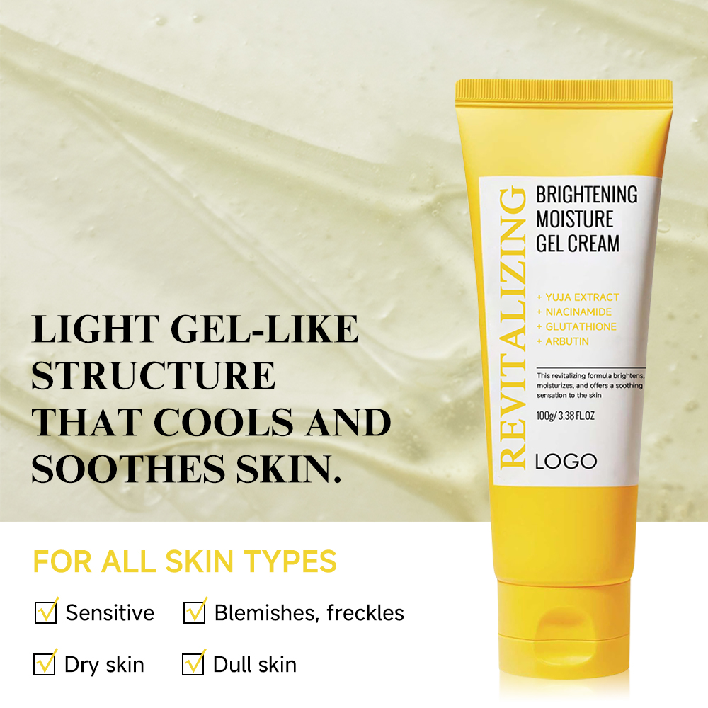 Formulation-Driven Skincare Manufacturing Reduce Dark Spots Glutathione Revitalizing Formula Face Brightening Moisture Gel Cream