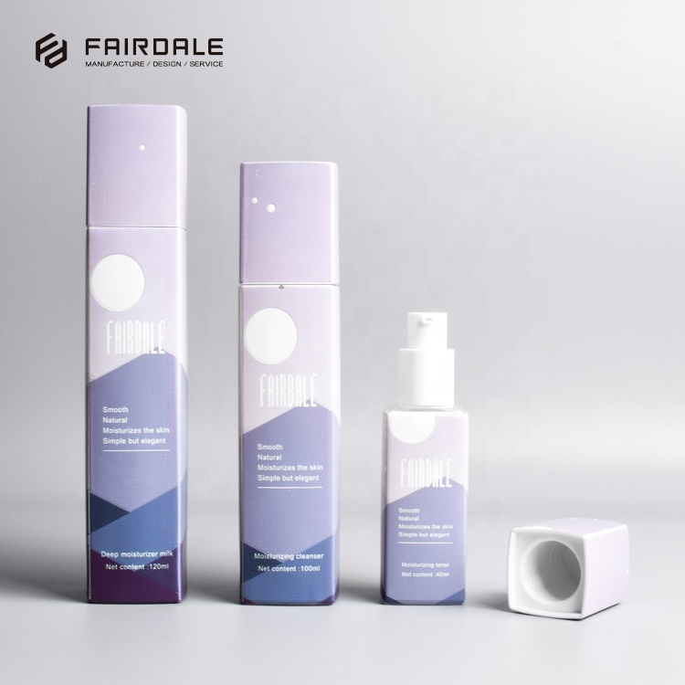 New Design Wholesale Custom Luxury 30g 50g 40ml 100ml 120ml Cosmetics Packaging Face Cream Serum Skincare Cosmetic Bottle Sets