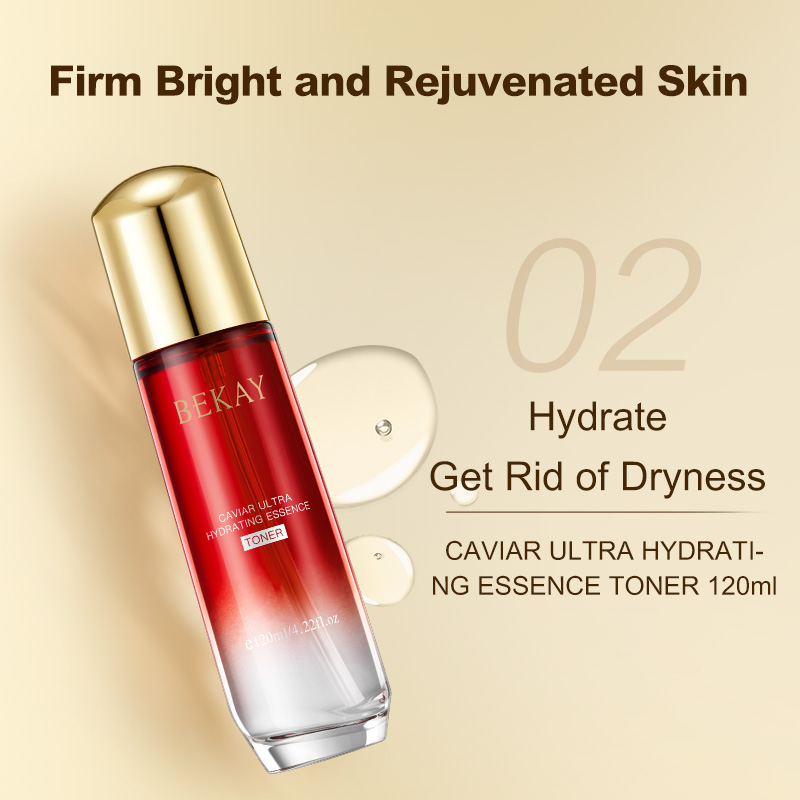 ODM Cosmetics Skin Care Set Custom Skincare Manufacturing Luxurious Caviar Anti-Wrinkle Firming Lotion Cream Facial Kits