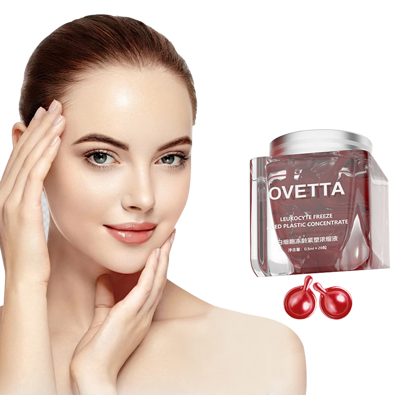 Customized OEM Facial Skin Care Product Brighten Serum Capsule Corrector Firming Antioxidants Anti Aging Facial Essence Capsules