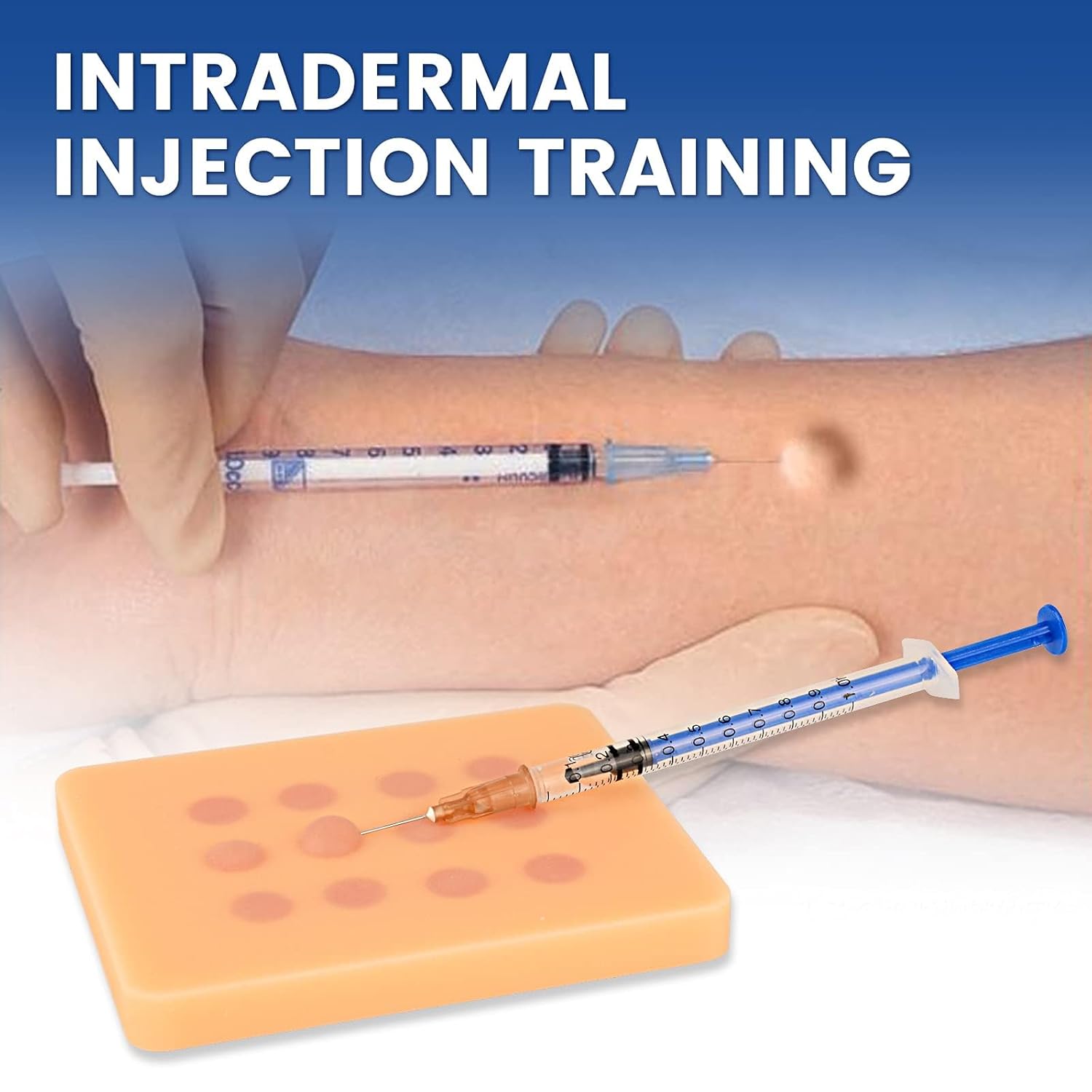 Injection Spots Points Skin Test Injection Pad Hypodermic Injection Training Model For Nursing Medical Students