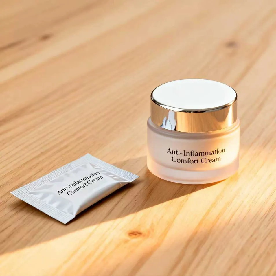 Soothing Whitening Face Cream with Blue Copper Peptide for Sensitive Skin Care and OEM Manufacturing