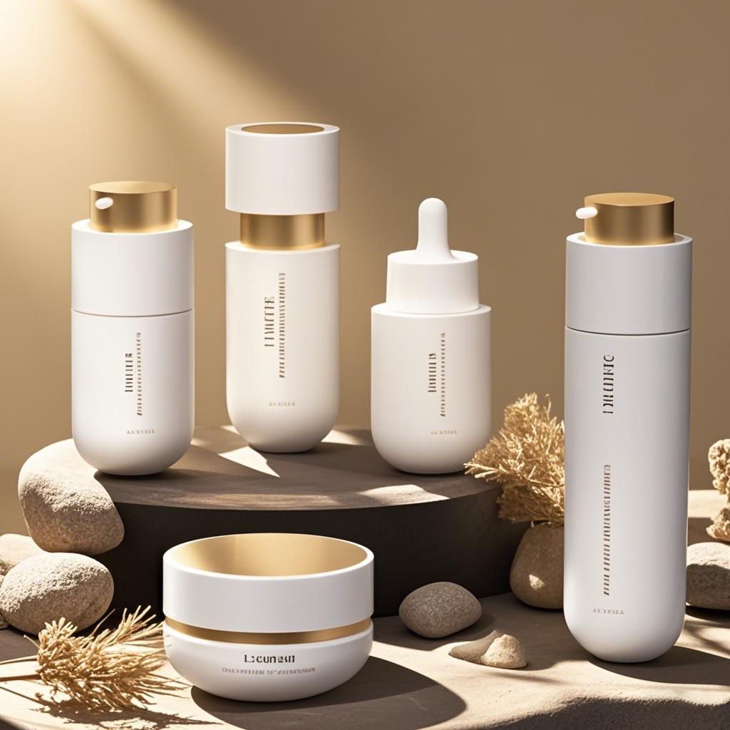 Luxury Cosmetic Glass Jars With Lids Gold Dropper Empty Cream Jar High Grade Beauty Skincare Containers For Facial Body Mask