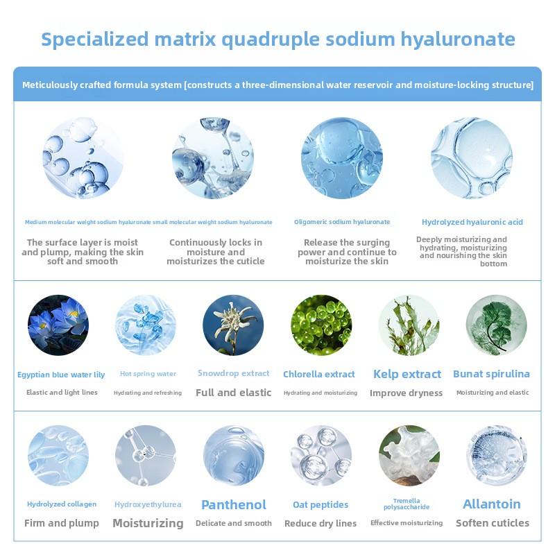 Hyaluronic Acid Original For 10ml Moisturizing Oil-Control Hydrating Soothing Softening Skin For Face Beauty Salons