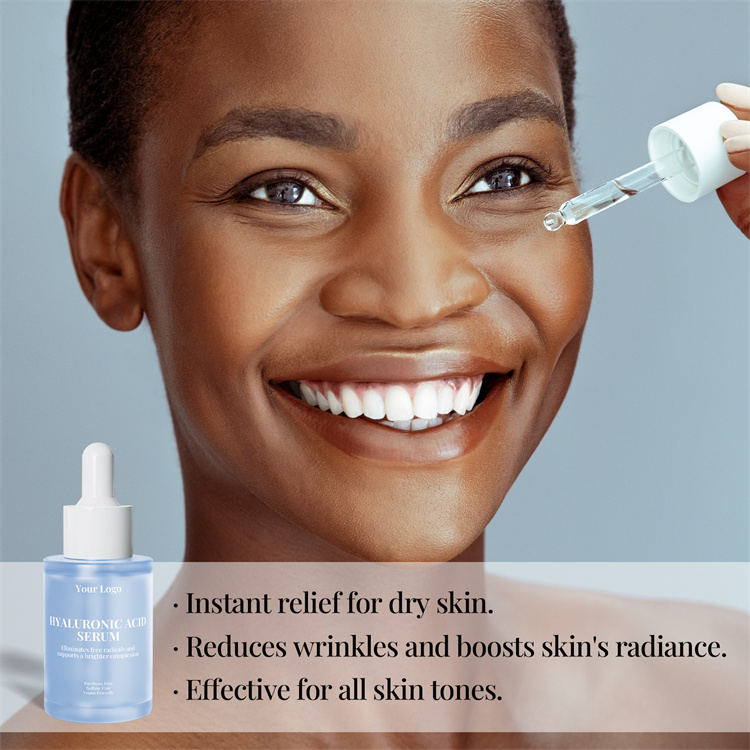 GMPC Customize Formula Pure Hyaluronic Acid Facial Serum Vitamin C Niacinamide Hyaluronic Acid Face Serum