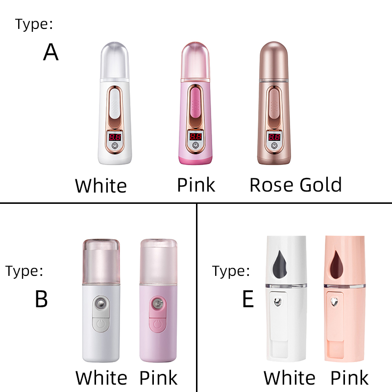 Machine Usb Automatic Ion Home Replenishing Rechargeable Water Face Facial Skin Mist Portable Steamer Sprayer Spray Mini Nano