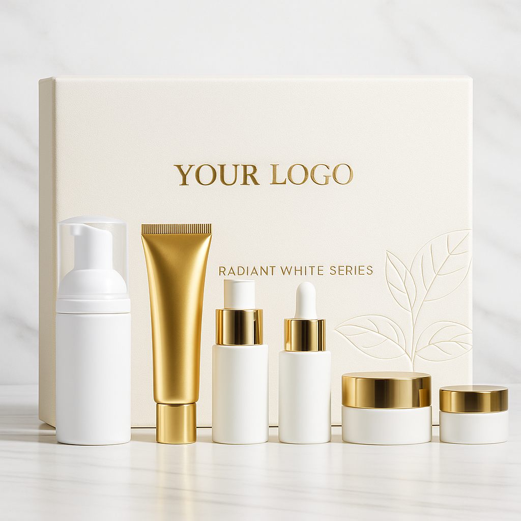 NIACINAMIDE OEM Natural Beauty Anti Aging Facial Skin Care Packing Set Organic Women Face Skincare Products Private Label
