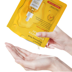 TALINNA Custom Full English Cross-Border Organic Face Mask Factory Small Batch Processing Vitamin C Moisturizing Sheet