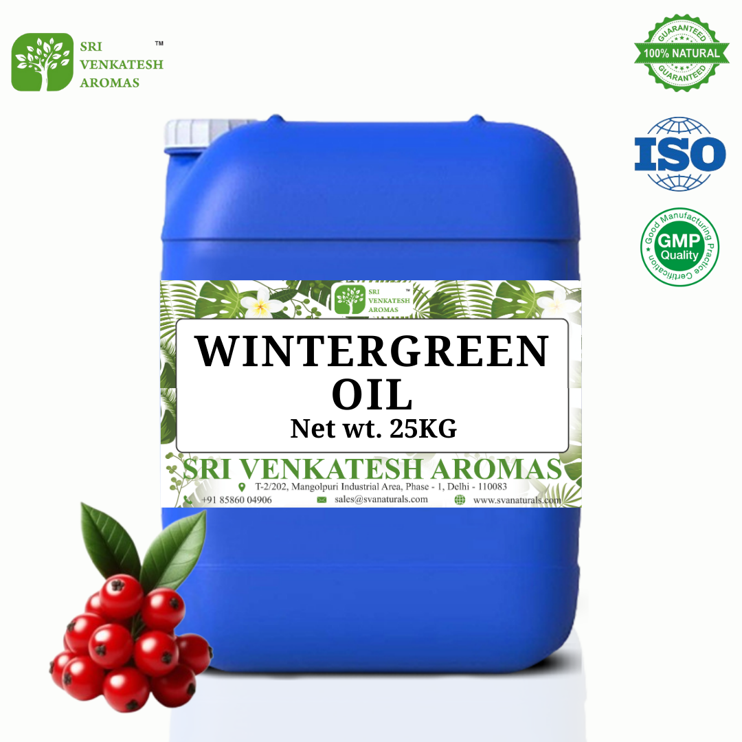 1 KG Bulk 100% Pure Wintergreen Essential Oil Top Grade Steam Distilled Private Label Manufacturer Supplier Exporter Wholesaler