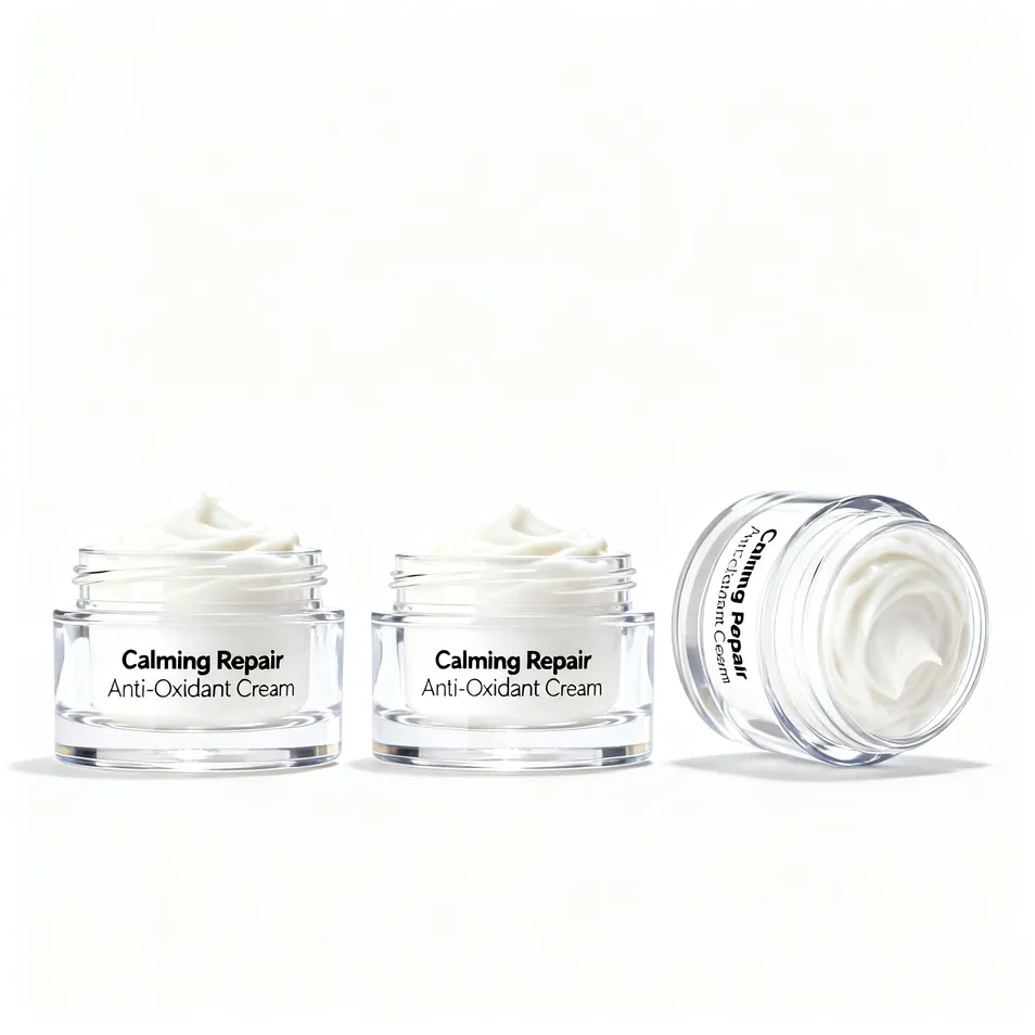 Natural Firming Face Cream with Blue Copper Peptide and Ergothioneine for Sensitive Skin and OEM Manufacturing