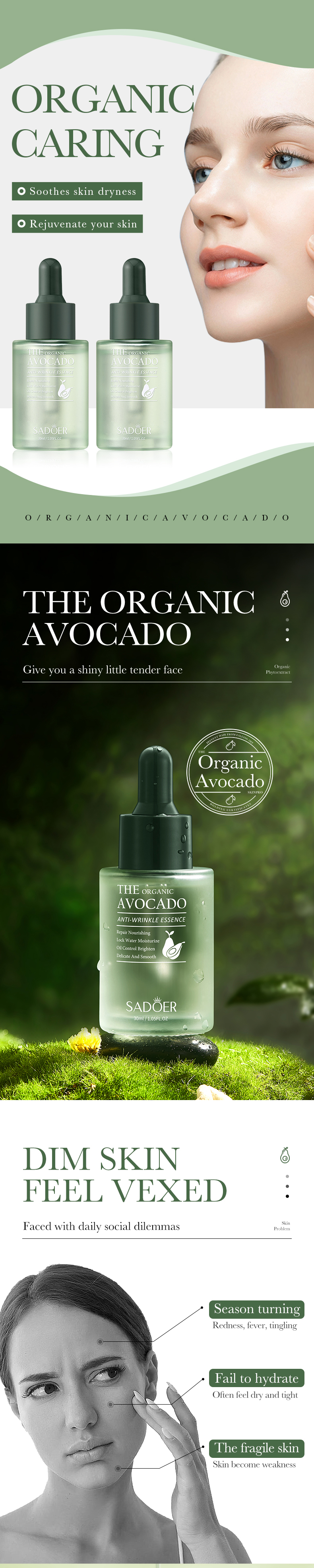 Avocado Skin Care Product