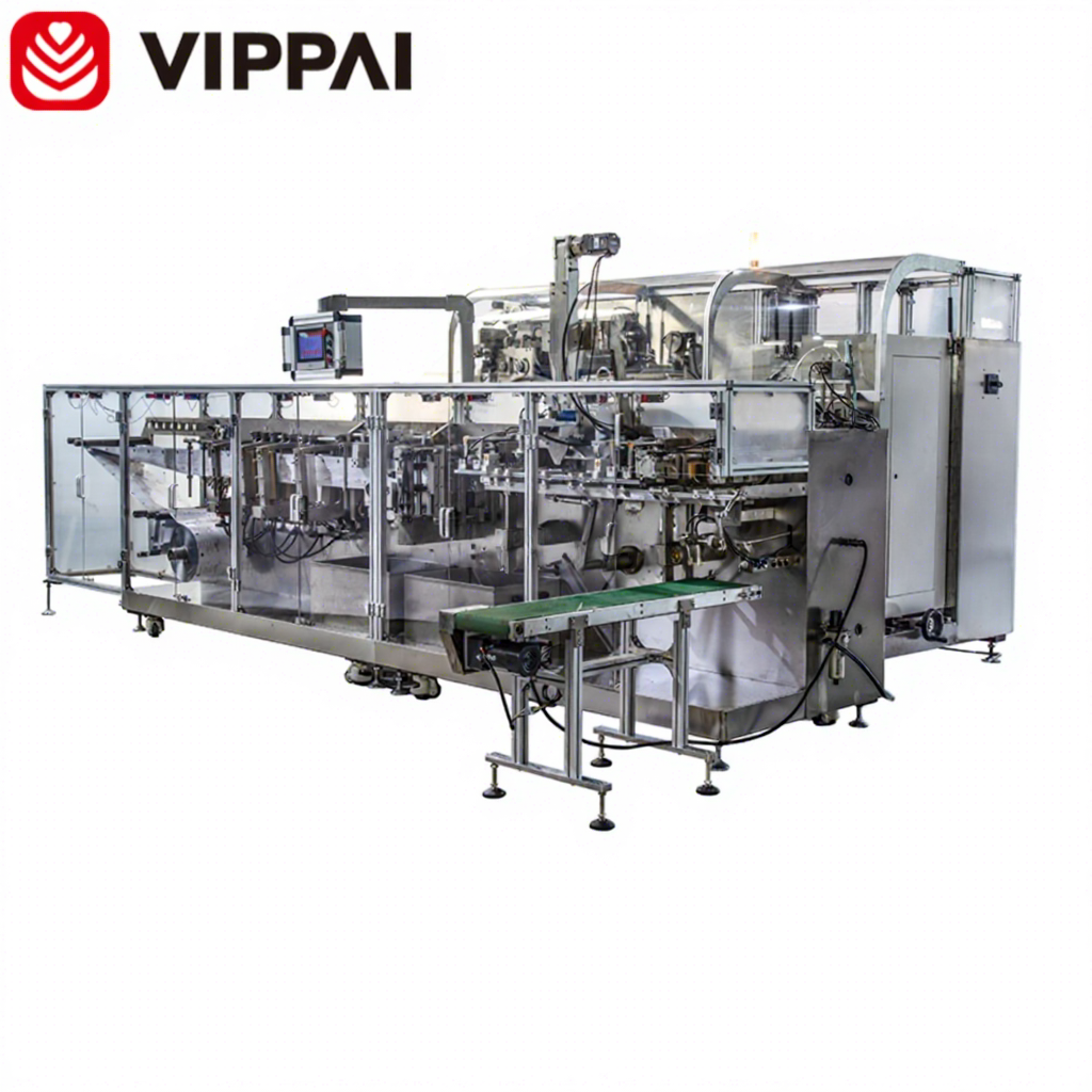VIPPAI 2026 Hot Facial Makeup Cleaning Face Sheet Masking Sheets Folding and Filling Machine Production Line