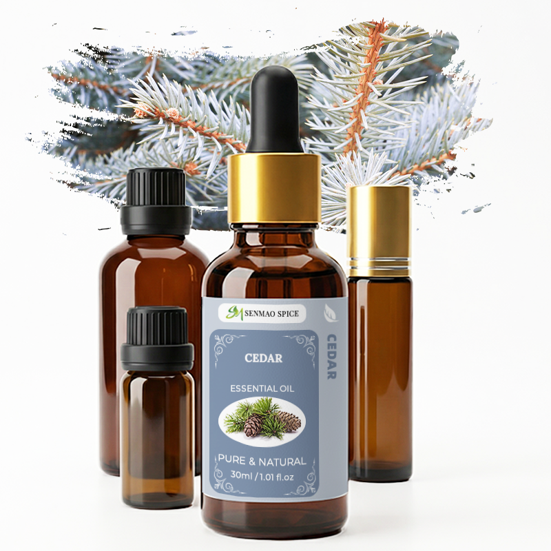 Cedarwood Essential Oil Bulk Supply From Manufacturer for Aromatherapy Beauty Care Product Manufacturing