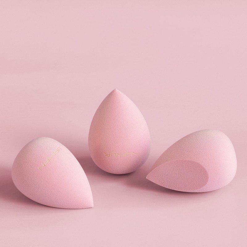 Hot Selling New 3D Colourful No-Latex Free Custom Logo Beauty Makeup Blending Sponges For Dry Wet Use Box