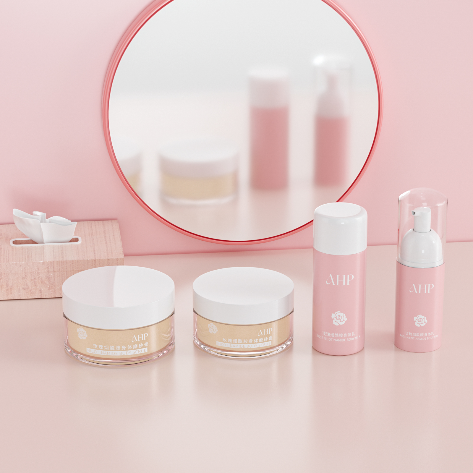 High End Skin Care Cream Jar Set 30ml 50ml 100ml Clear Face Cleanser Bottle With Box Packaging For Serum Bottle
