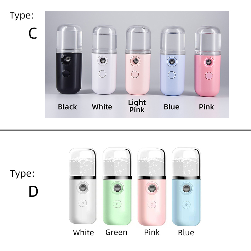 Machine Usb Automatic Ion Home Replenishing Rechargeable Water Face Facial Skin Mist Portable Steamer Sprayer Spray Mini Nano