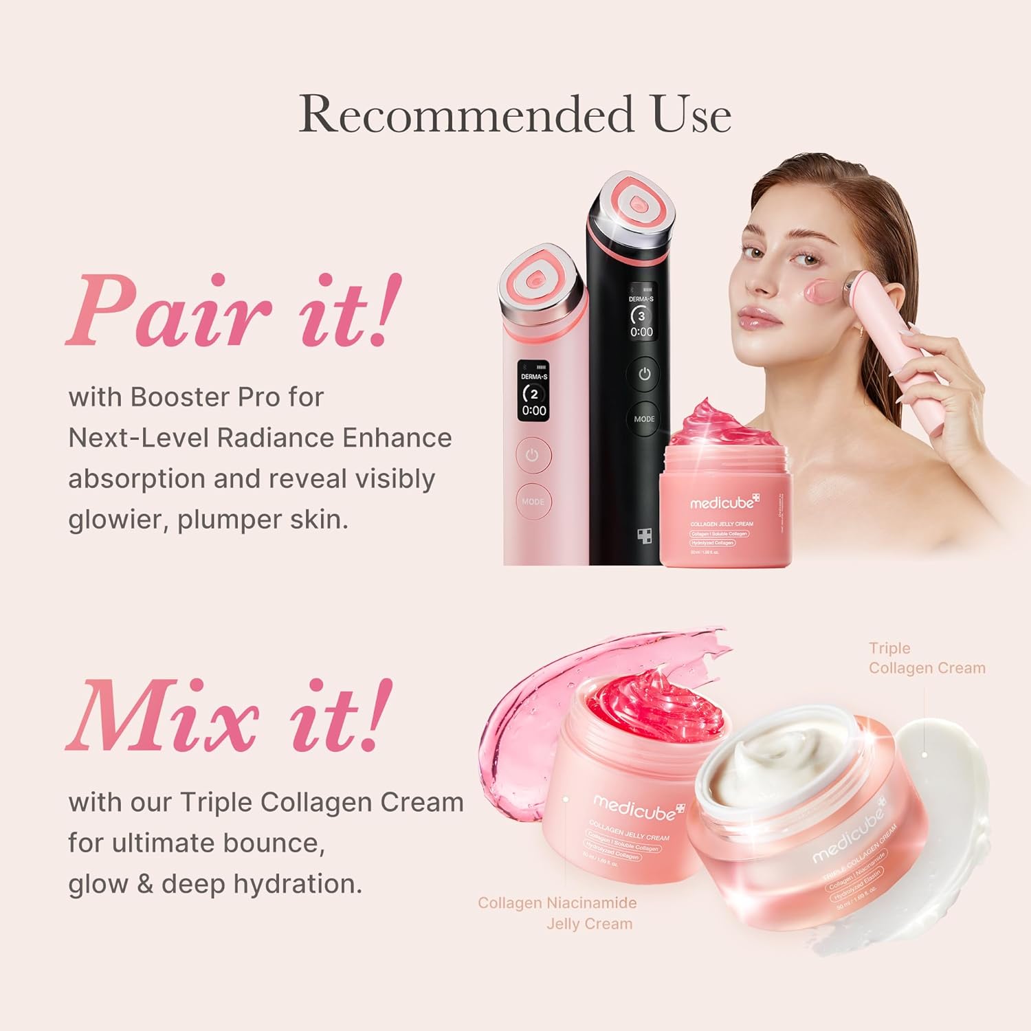 Customized For Medicube Collagen Jelly Cream Niacinamide Strengthens Skin Barrier Glows Moisturizes Body Featuring Wholesale