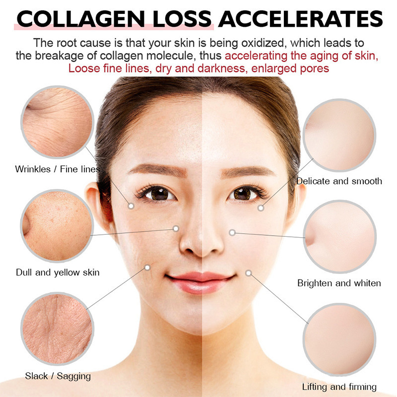 Vibrant Glamour Retinol Vitamin C Face Cream Wrinkle Removal Firming Lifting Whitening Brightening Moisturizing Sunscreen For