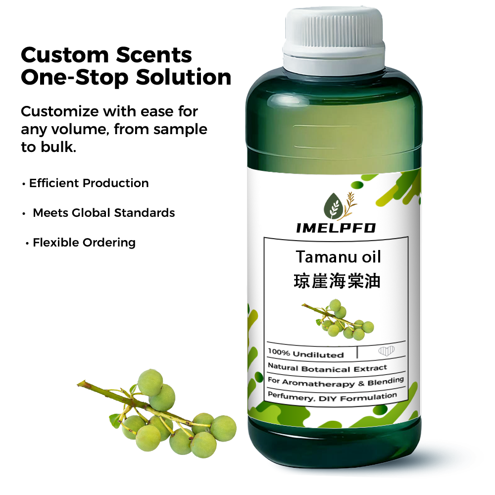 Pure Organic Tamanu Oil Cold Pressed for Cosmetic Grade Natural Skincare Small MOQ Manufacturing Wholesale