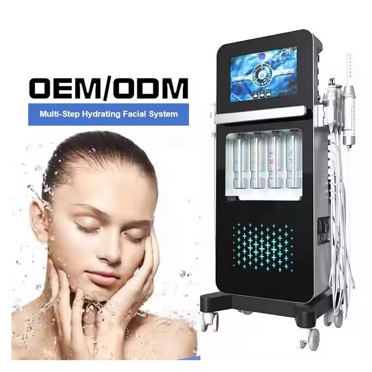 17 in 1 Facial Machine Hydra Oxygen Equip Factory OEM Diamond Microdermabrasion Aqua Peel Hydro Skin Machine Manufacturer