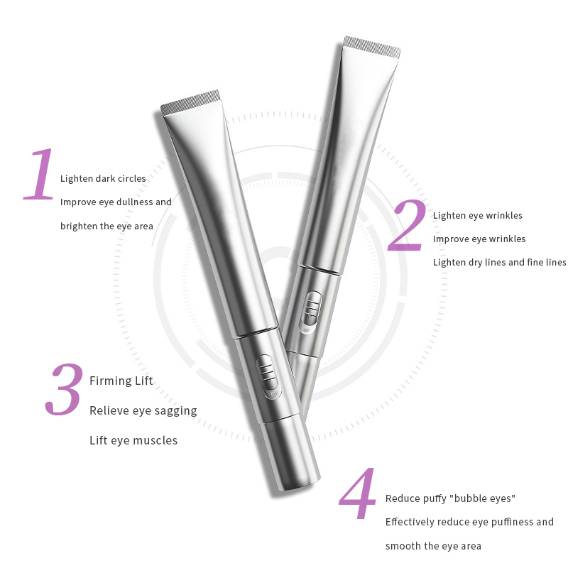 Customized Anti-wrinkle Eye Cream for Removing Puffiness Under Dark Circles and Eye Bags, Electric Massager Eye Cream