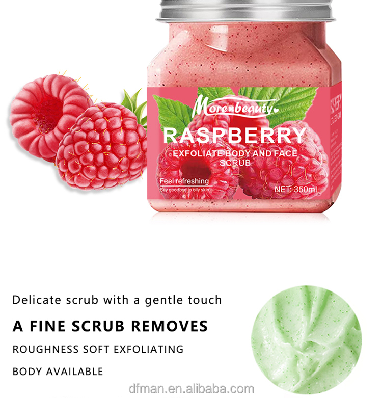 Customizable Aloe Vera & Strawberry Body Facial Scrub