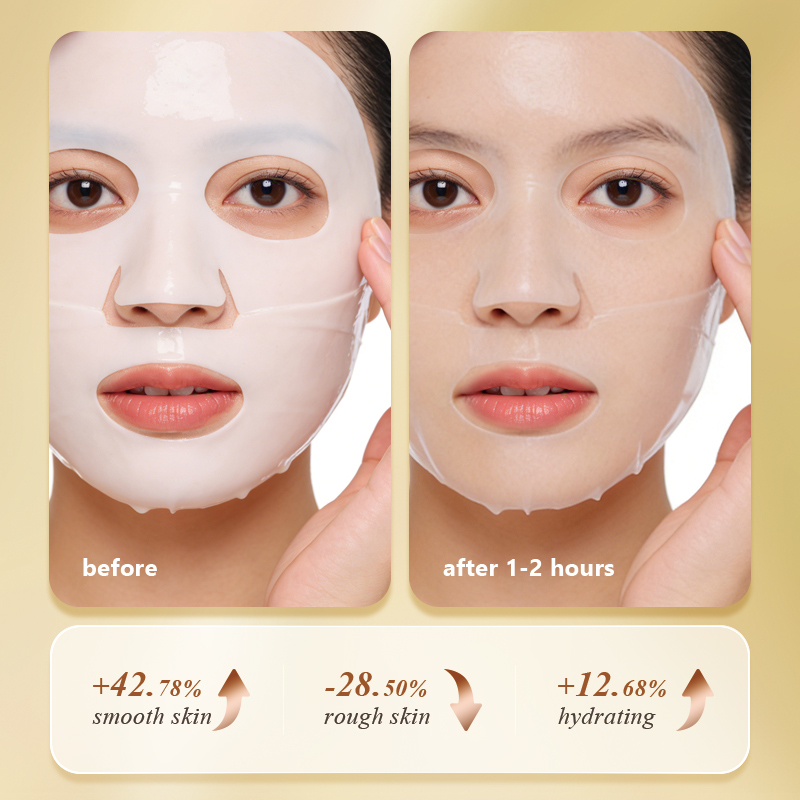 Hot Selling Private Label BIO-Collagen Herbal Hydrating Whitening Anti-Aging Anti-Acne Anti-Wrinkle Sheet Facial Mask
