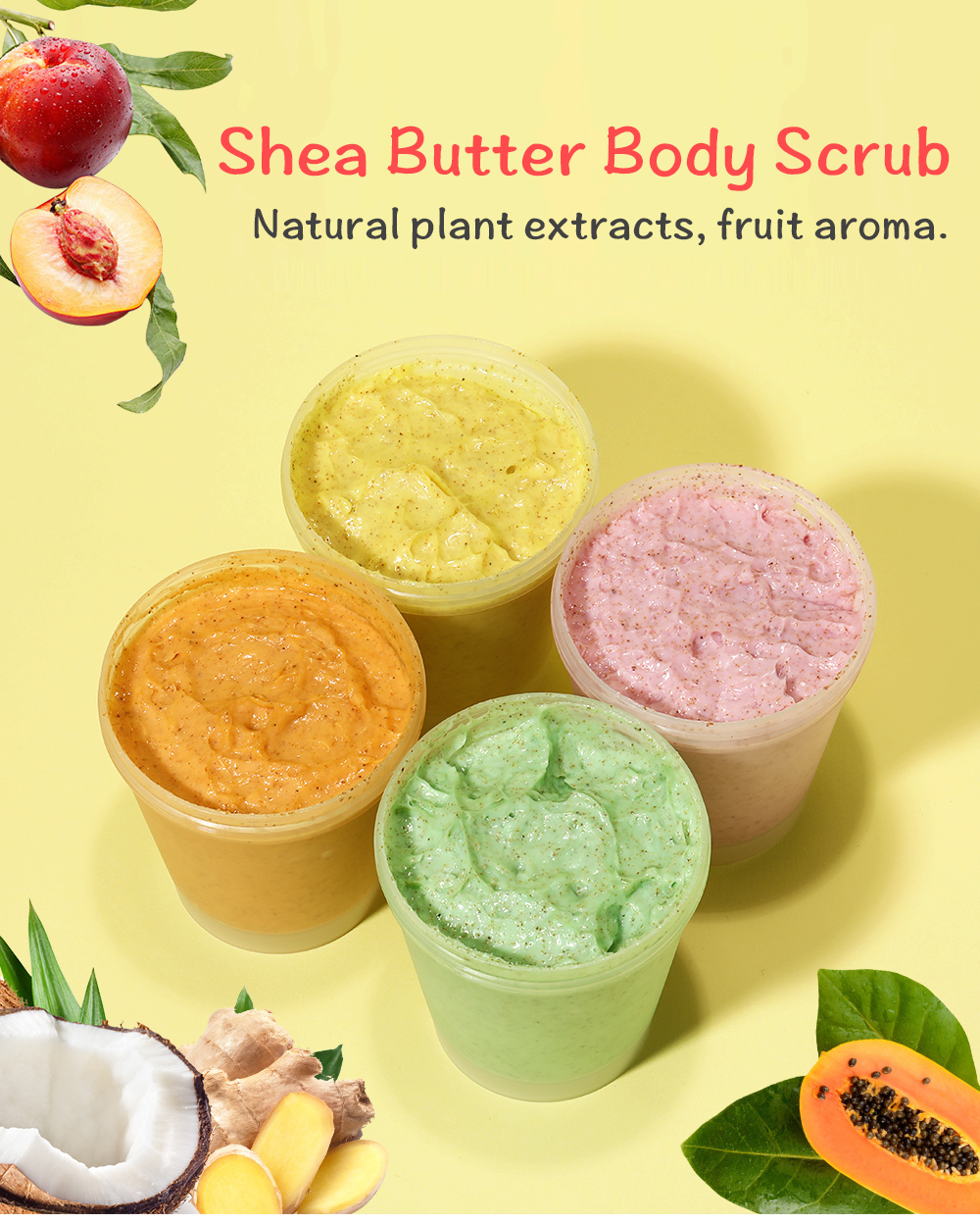 Turmeric Scrub Display 1
