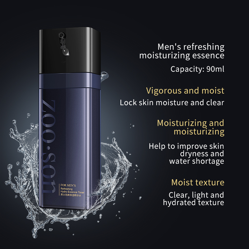 SOOSON Mens Skincare Products Moisturizing Oil Control Cleanser Toner Facial Lotion Face Skin Care Set for Men Manufacturers