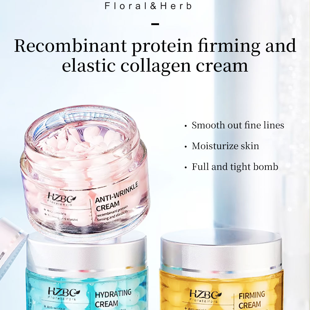 Custom Face Cream Set Anti-wrinkle Whitening Firming Collagen Niacinamide Anti-Aging Uneven Skin Tone Glow Hydration Unisex