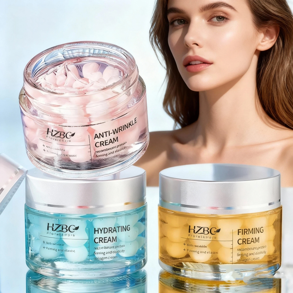 Custom Face Cream Set Anti-wrinkle Whitening Firming Collagen Niacinamide Anti-Aging Uneven Skin Tone Glow Hydration Unisex