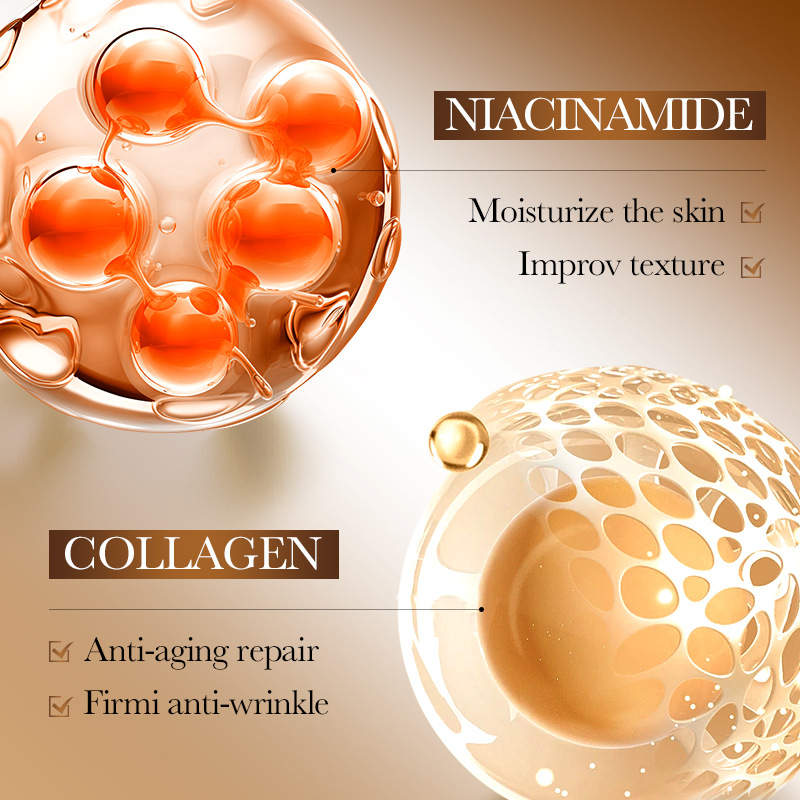 Custom Logo Collagen Licorice Rice Series Anti-Wrinkle Moisturising Hydrating Smooth Skincare Set for Women Men