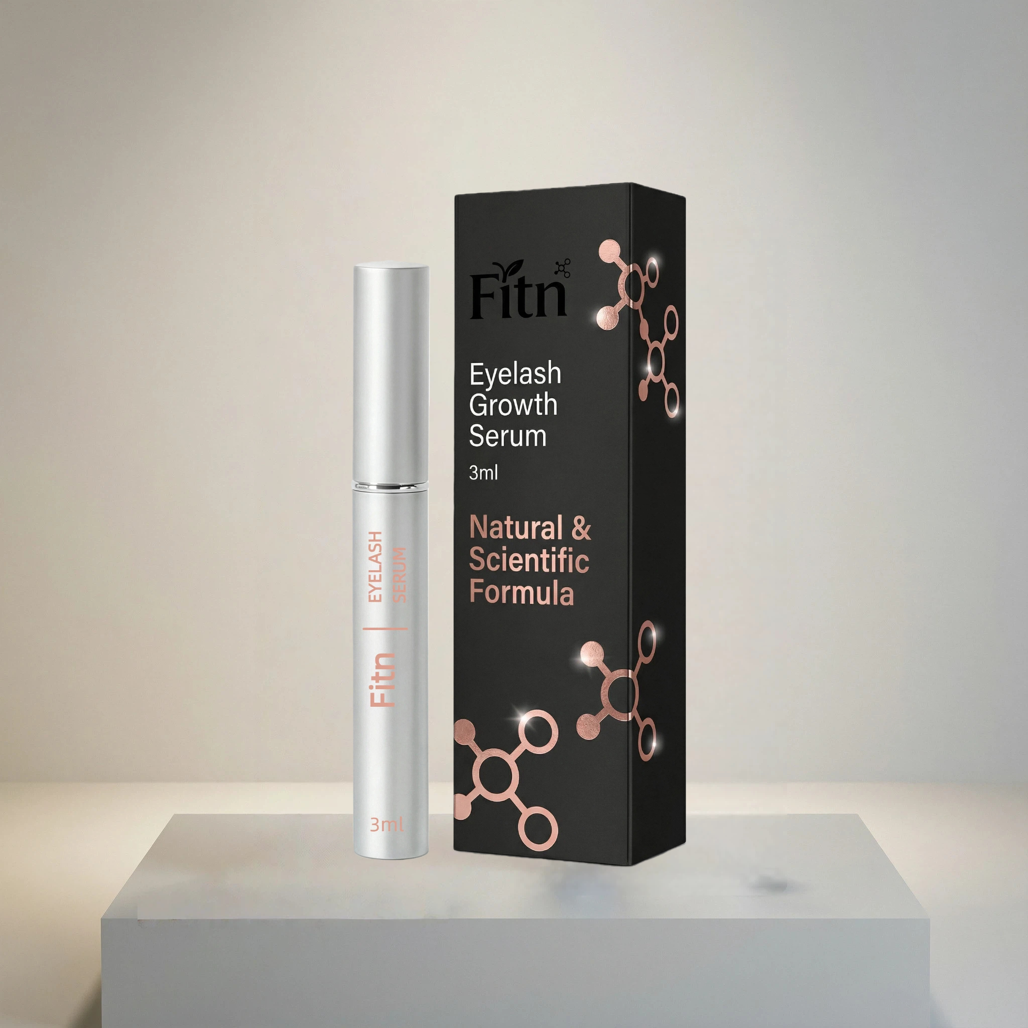 Eyelash Growth Serum Rapid Lash 21 Days Result Advanced Peptide Nutritious Liquid Professional Salon Natural Vegan Private Label