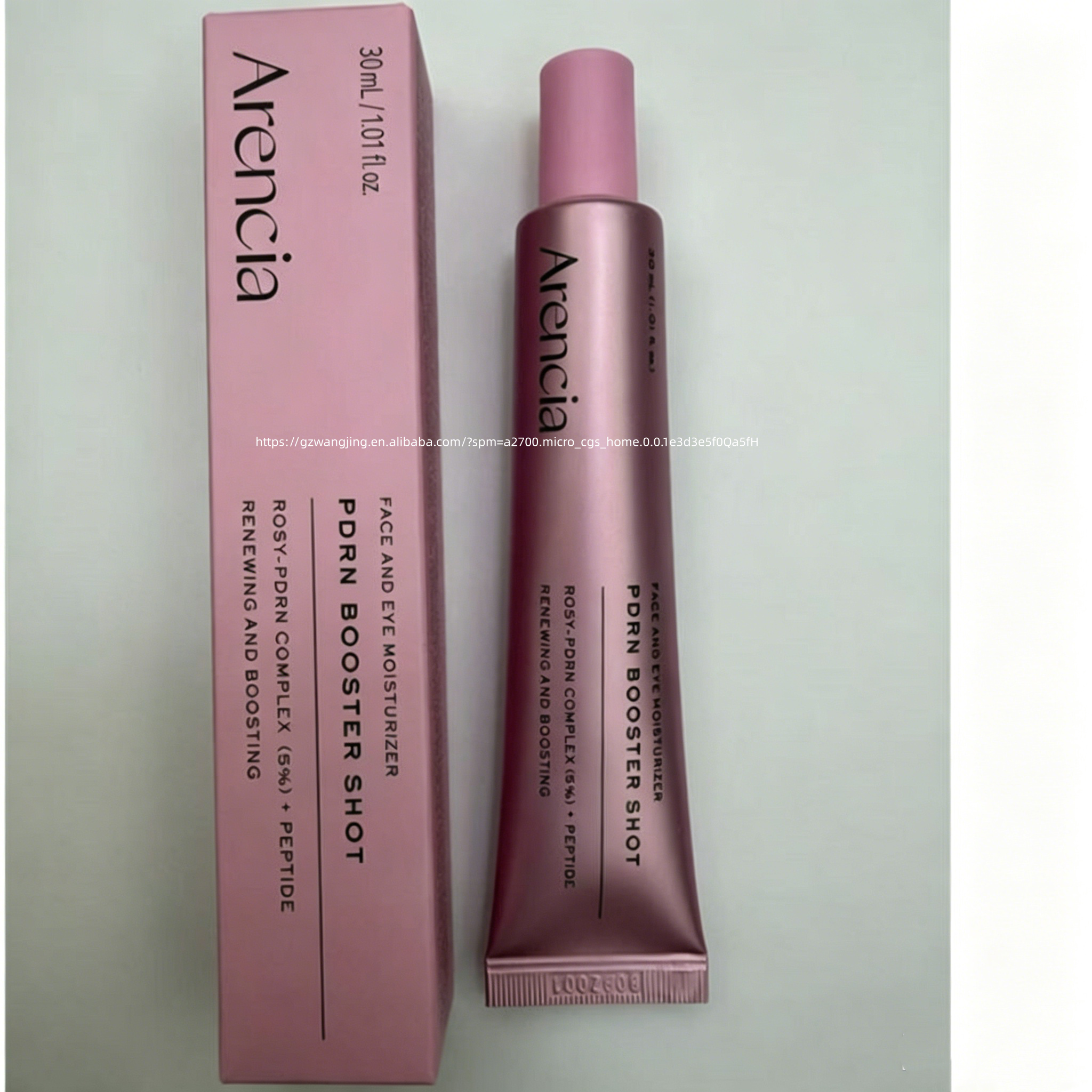 Private Label PDRN Face and Eye Cream with 5% Rosy-PDRN Complex and Peptide Renewing Moisturizing Skin Booster
