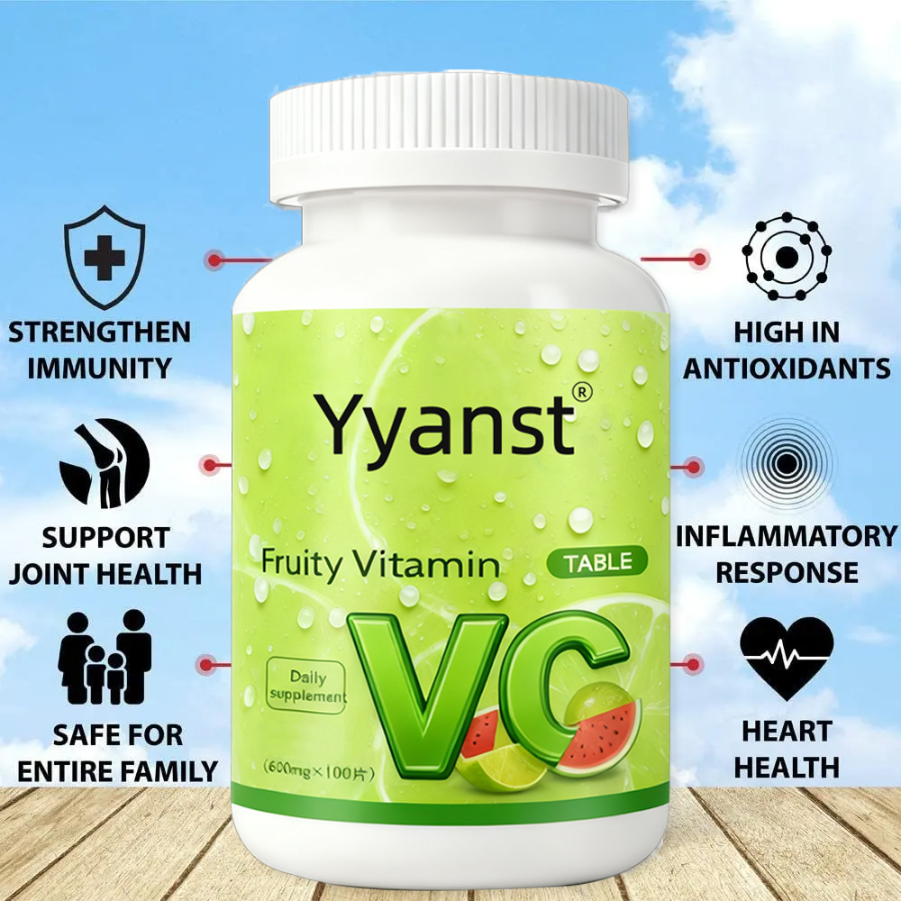 OEM/ODM Adult Fruity Multivitamin Tablets with Immune Support Beauty Benefits Detox &amp; Energy Custom Packaging