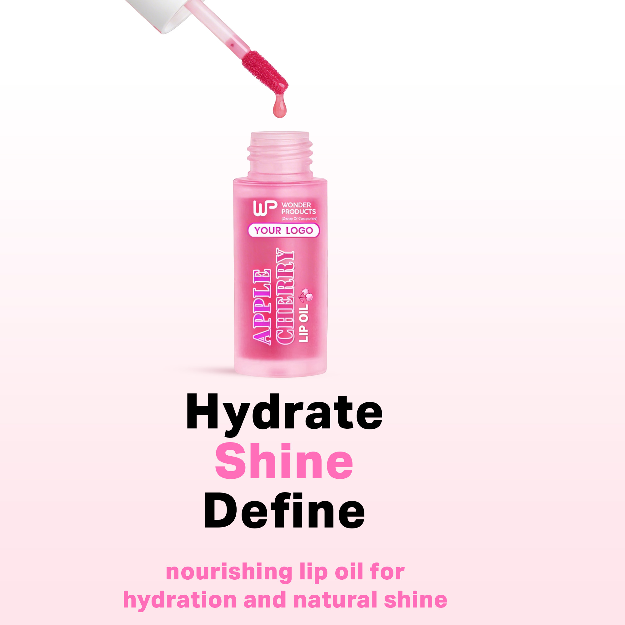 OEM/ODM Vegan Moisturizing Lip Oil Plumping Revitalizing Dry Lips Waterproof Hydrating Nourishing Private Label Wholesale Price
