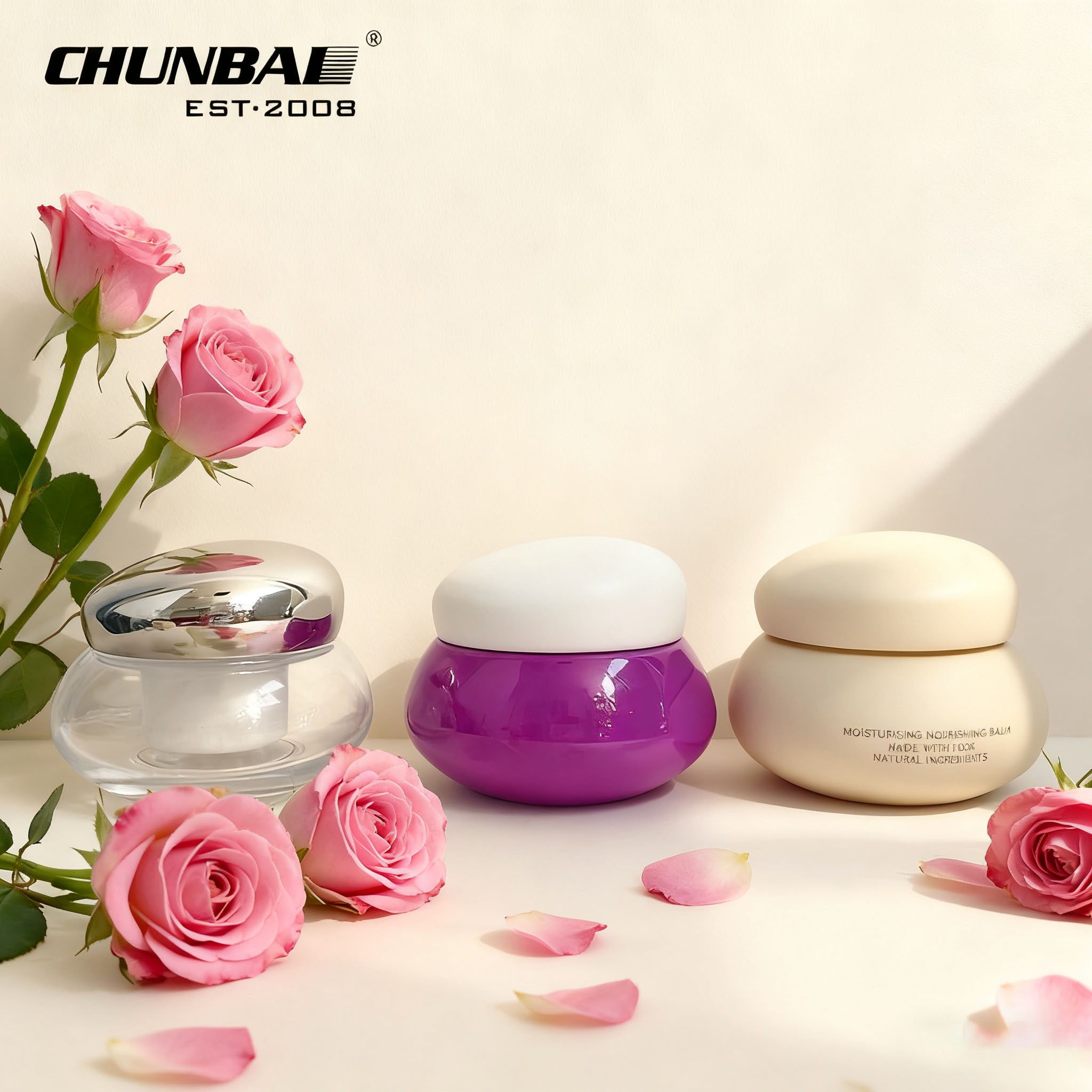 Customized Color Logo Matte Empty Plastic Skincare Container Cosmetic Cream Packaging Unique Sugar Scrub Body Butter Jars