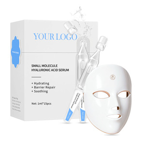 Private Label Small Molecule Hyaluronic Acid Serum Manufacturer BFS Ampoule for Beauty Device Use FDA Registered Facility