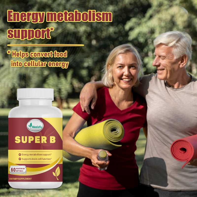 OEM Vitamin B Complex Capsules Health Supplement for Adults with Beauty Benefits-Private Label