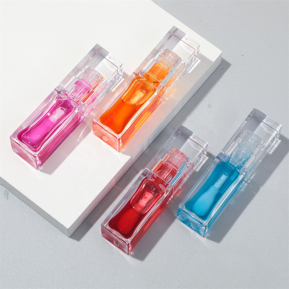 Cosmetic Makeup Moisturizing Mineral Liquid Lip Glow Oil Hydrating LipTinted Vegan Fruit Private Label Lip Oil 10 Colors ODM OEM