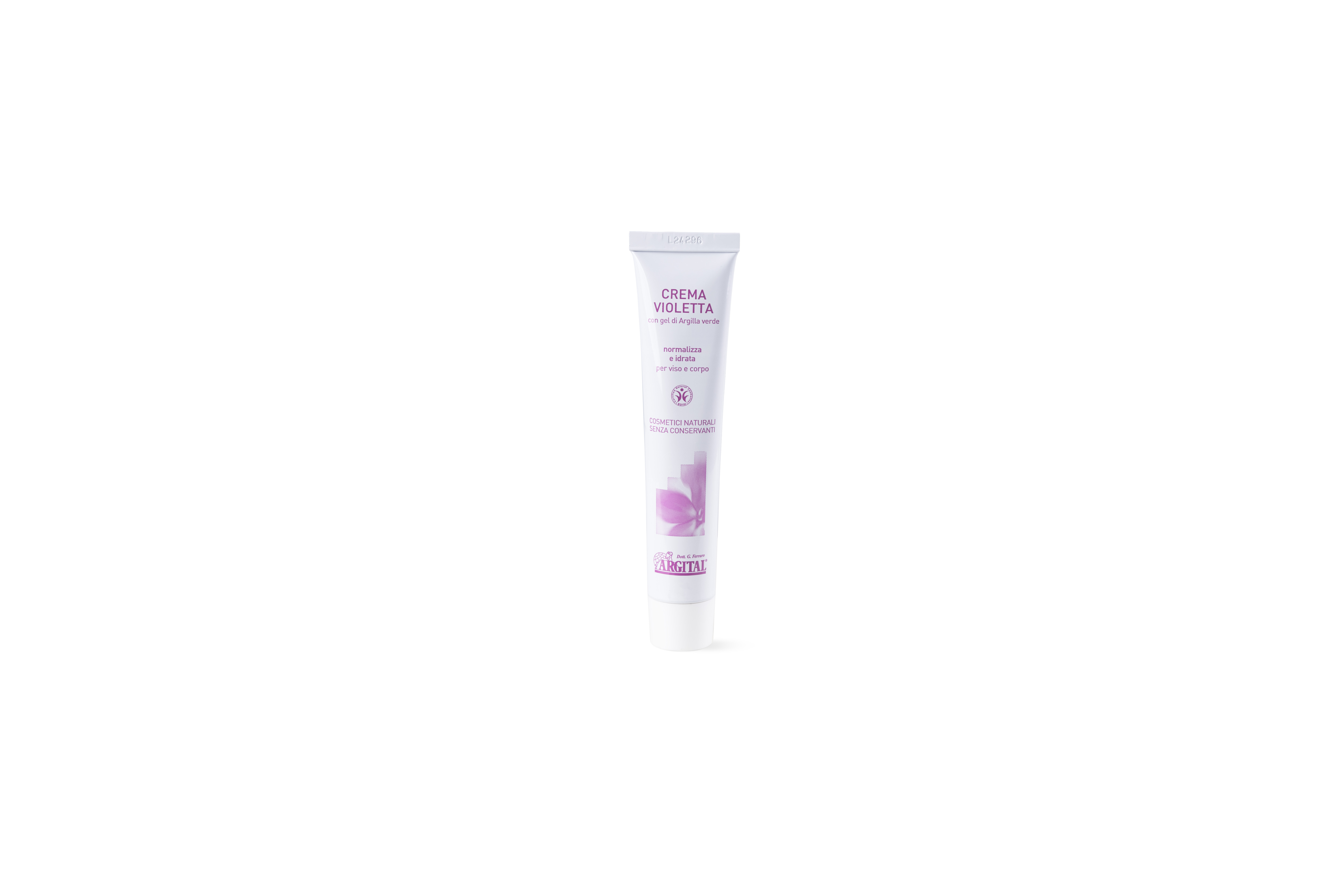 Argital 50ml Green Tea Violet Cream Natural Soothing Face Treatment Plant Extracts for Sensitive Skin Hydration Daily Care