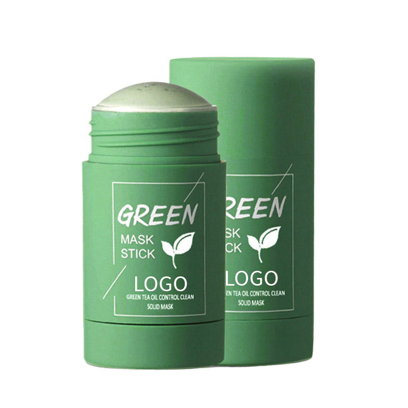 Face Skin Care Cleansing Mask Purifying Clay Cream Face Mud Private Label Organic Green Tea Mask Stick