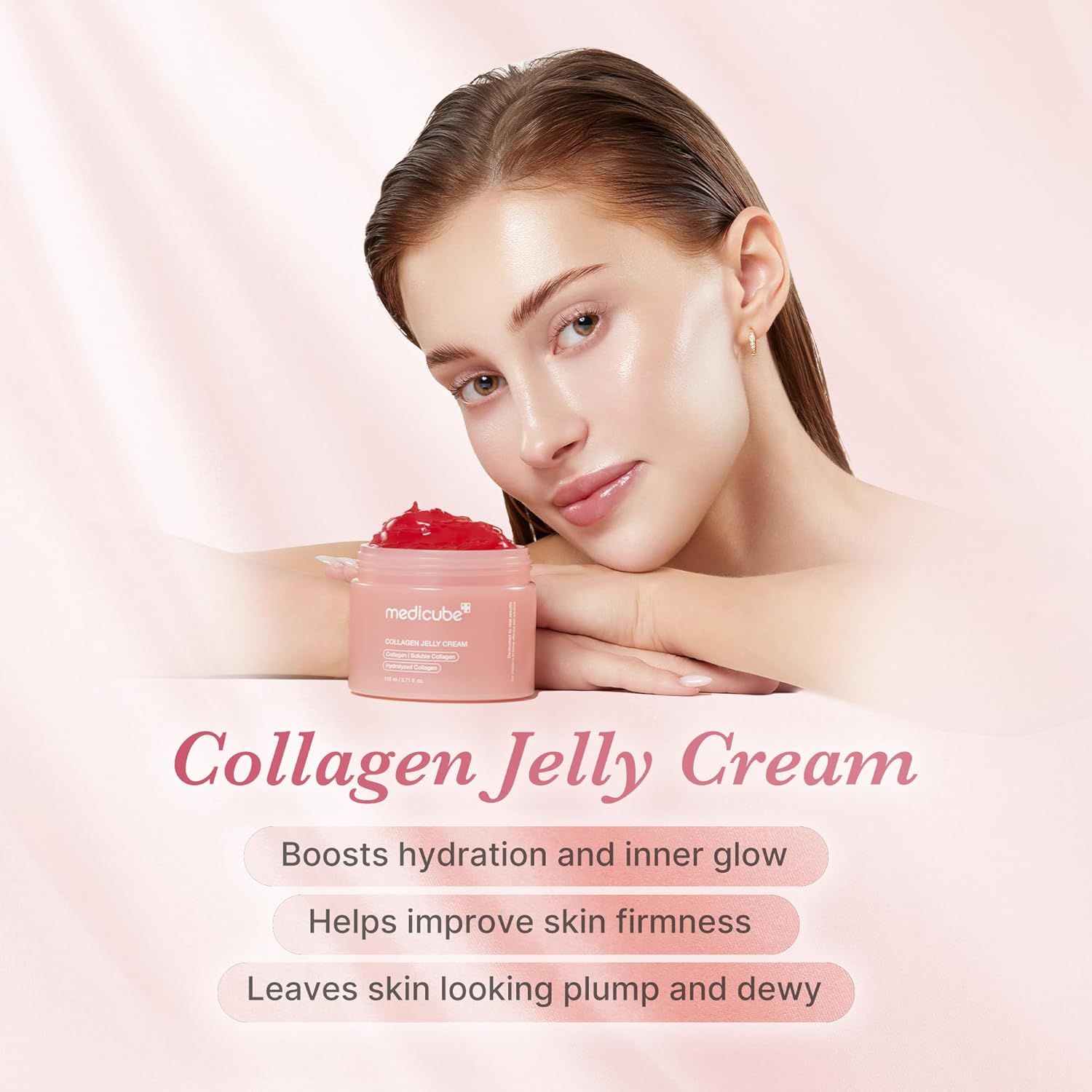 Customized For Medicube Collagen Jelly Cream Niacinamide Strengthens Skin Barrier Glows Moisturizes Body Featuring Wholesale