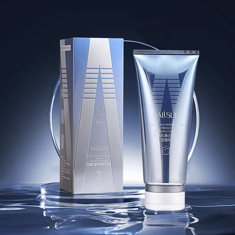 Factory OEM Amino Acid Brightening Liquid Anti Acne Foam Facial Cleanser Smoothing Face Skin Care Face Wash for Women and Men